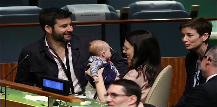 New Zealand's 'First Baby's' United Nations debut with PM Mom