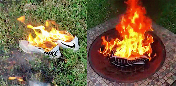 Savant Fobie Boomgaard Here's why people are burning and banning Nike products