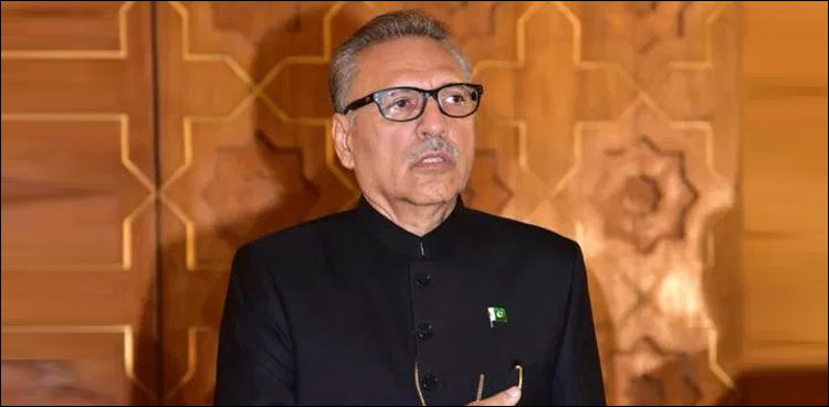 President Arif Alvi advises not to arrest people for minor violations