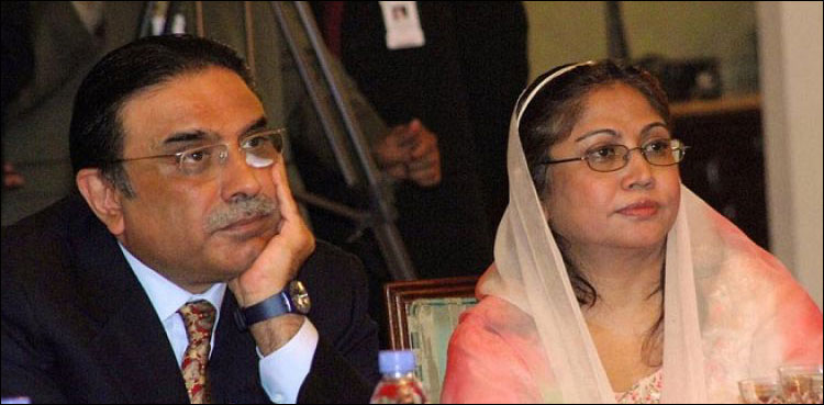 Asif Ali Zardari Faryal Talpur