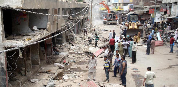 Karachi, anti encroachment