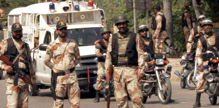 Rangers, five, suspects, MQM-L, target killer, Karachi