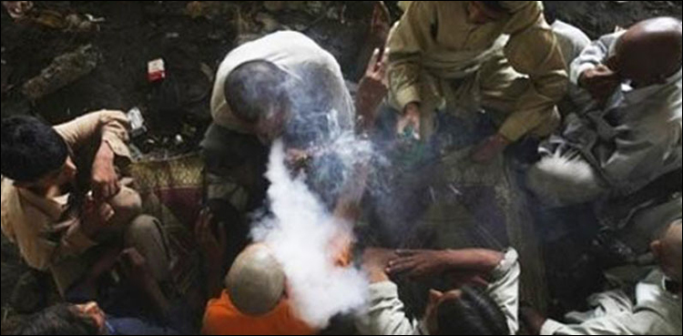 150, drug addicts, arrested, Karachi crackdown