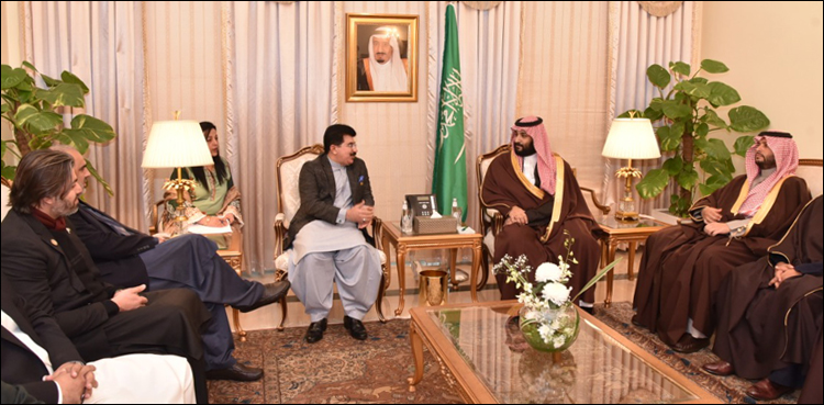 saudi crown prince, Sadiq Sanjrani