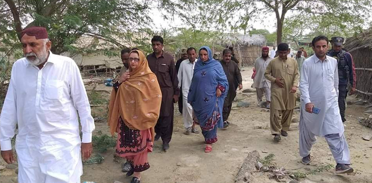 Zubaida Jalal, C-130 planes, relief goods, Balochistan, Kech