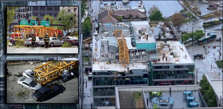 Crane collapse Seattle