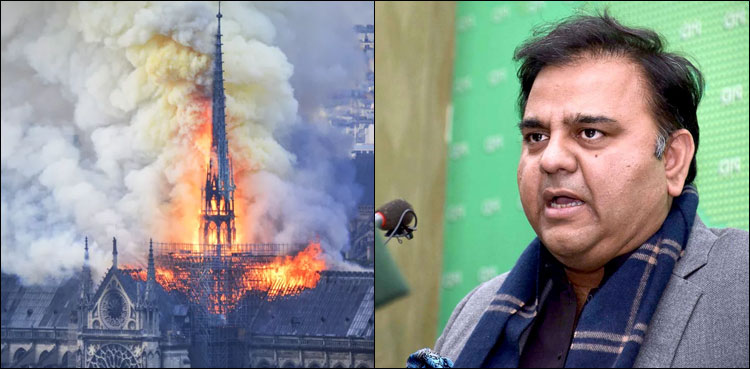 Notre Dame Fire Fawad Chaudhry