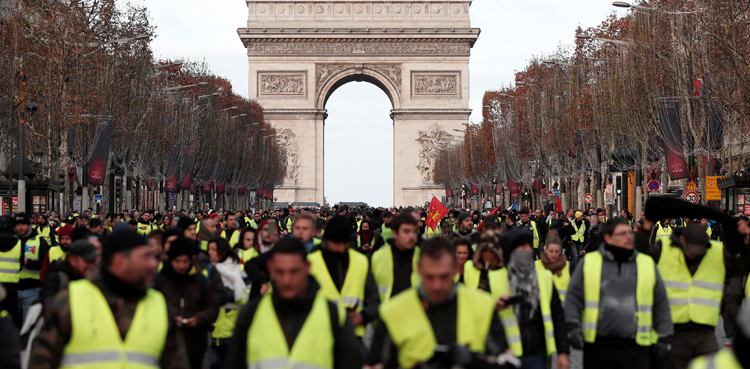 France, Paris, Yellow Vest, Black Bloc, protest