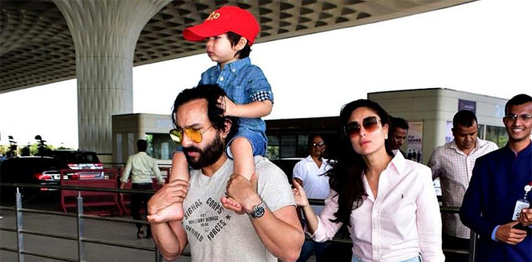 Saif Ali Khan, Kareena Kapoor, Taimur Ali Khan,