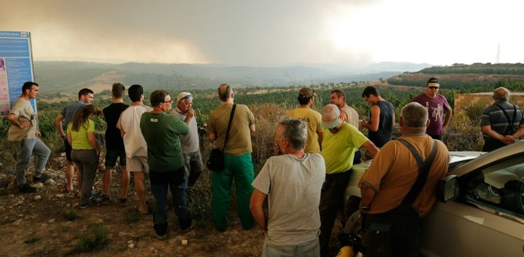 Spain wildfire evacuations