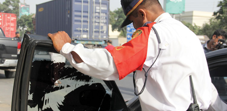 Tinted glass vehicles fake number plates