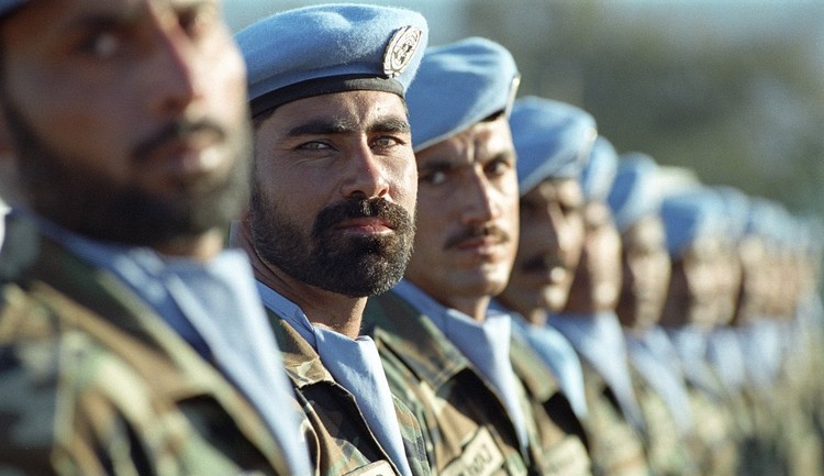 Pakistani blue helmets