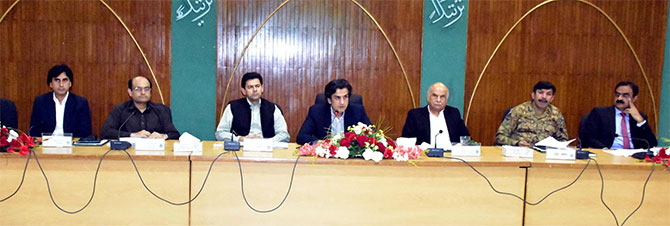 Khusro Bakhtiar CPEC progress meeting