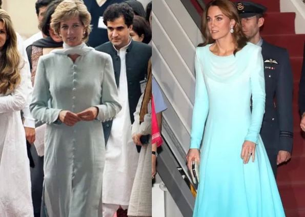 #RoyalVisitPakistan: Kate Middleton echoes Princess Diana's style