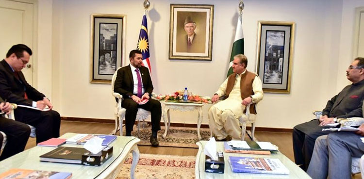 FM Qureshi lauds Malaysian stance against Indian barbarism in Kashmir