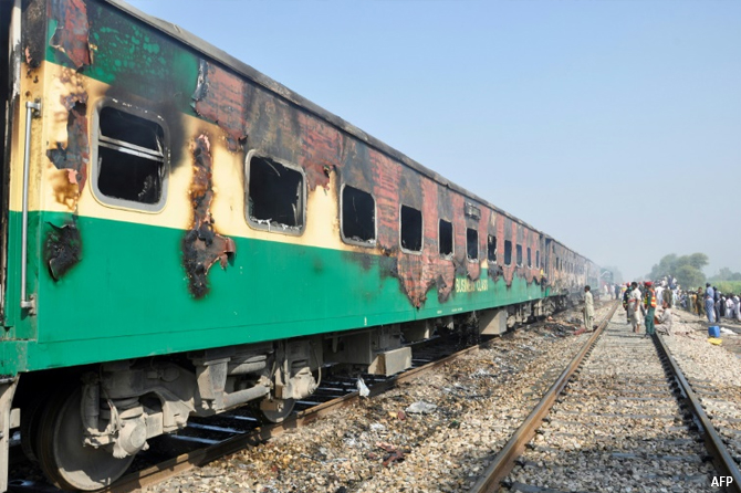 Funerals victims Tezgam train fire