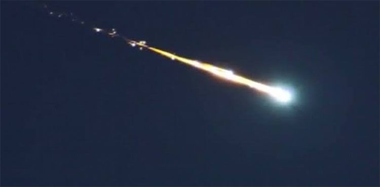 WATCH: Fireball captured on camera lights up sky