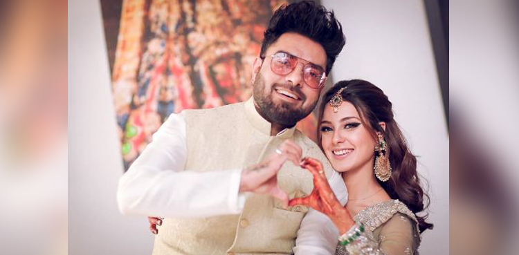 Inside look at Iqra Aziz,Yasir Hussain’s valima reception