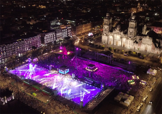 Mexico eco-friendly ice rink