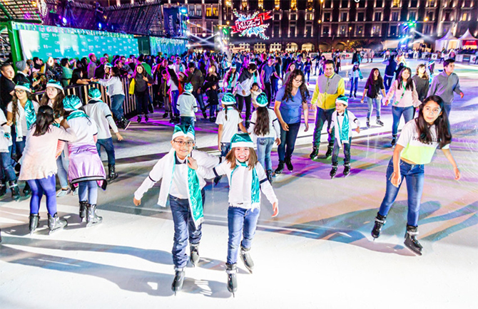 Mexico eco-friendly ice rink