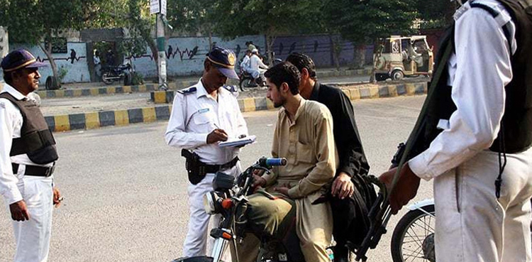 Pillion Riding Ban Karachi