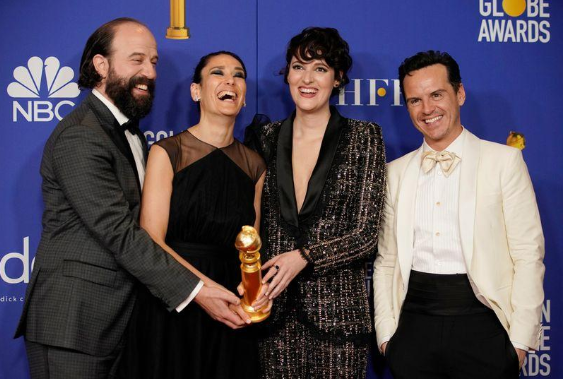 'Fleabag,' Succession' win TV Globes as host roasts Hollywood