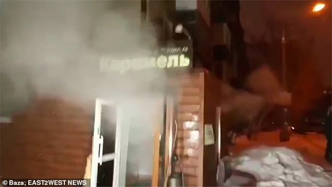 hot water pipe burst at hostel