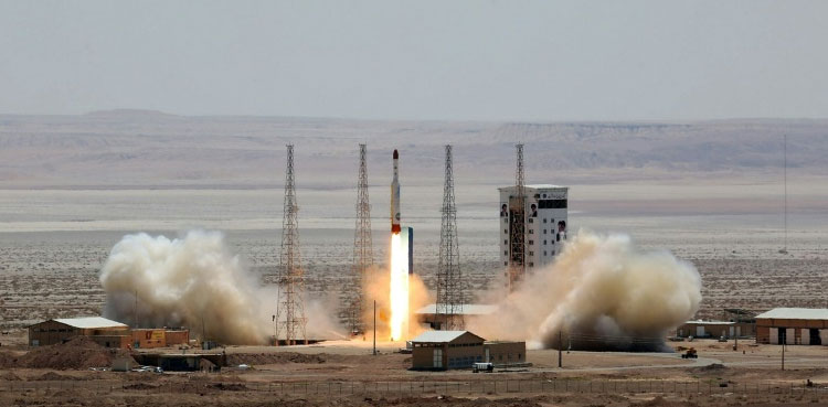 Iran research satellite, launched into orbit