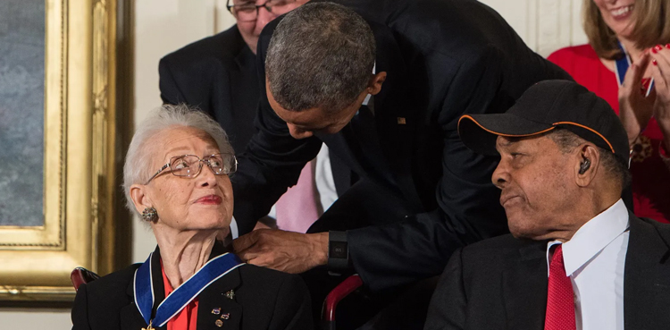 john glenn and katherine johnson nasa