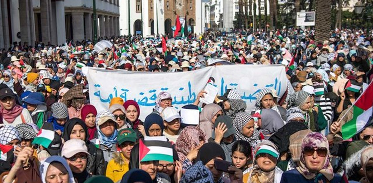 Morocco rally Mideast peace plan