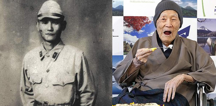 world oldest man Grinning Chitetsu Watanabe secret to long life