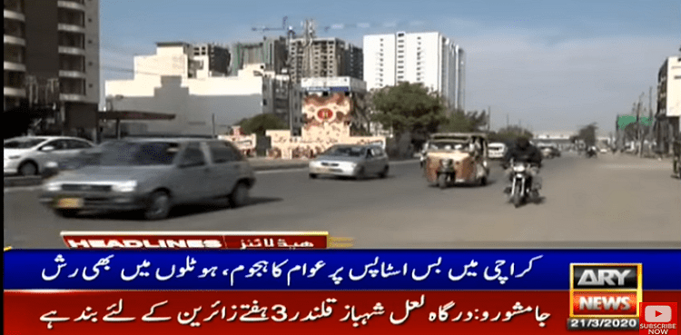 Karachiites Self-Isolation