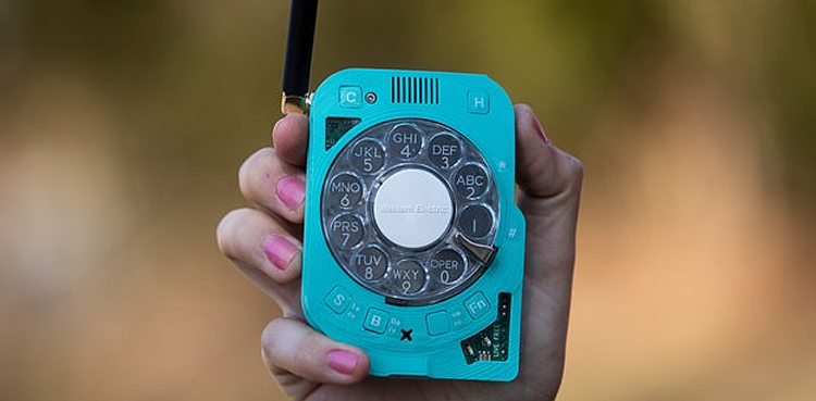 engineer mobile phone rotary dial smartphone