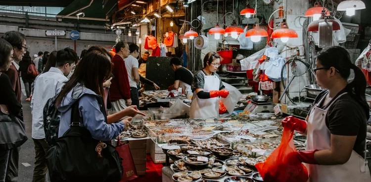 wet markets, China