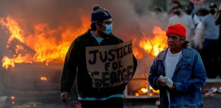 Racial violence Minneapolis Minnesota US