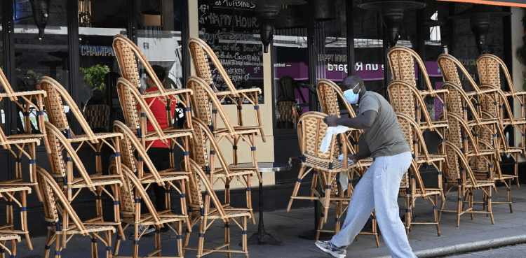 Paris cafes coronavirus