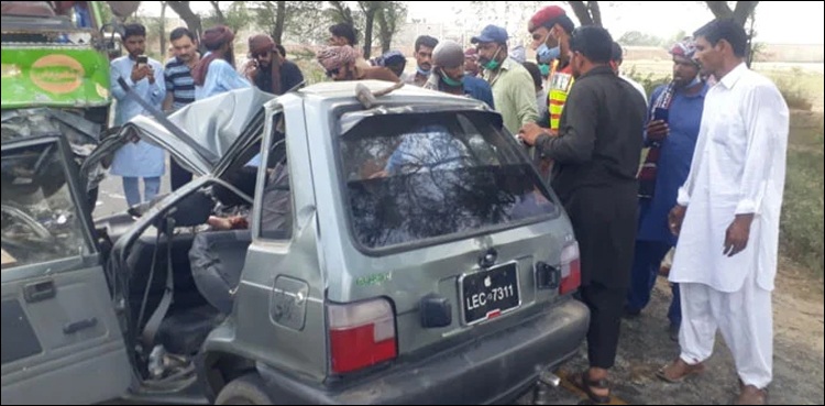 Five of a family killed in Burewala accident