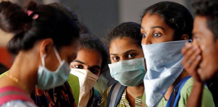 India’s coronavirus cases rise by a daily record of 55,078