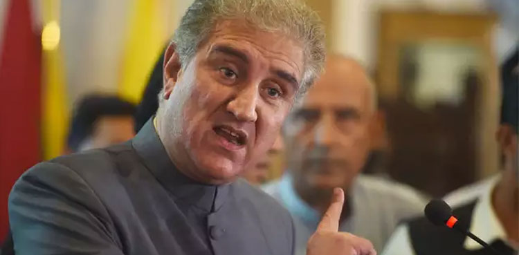 Shah Mehmood Qureshi India terrorism Pakistan PSX attack