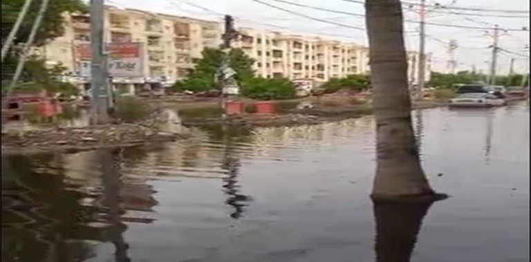 Karachi sewerage water