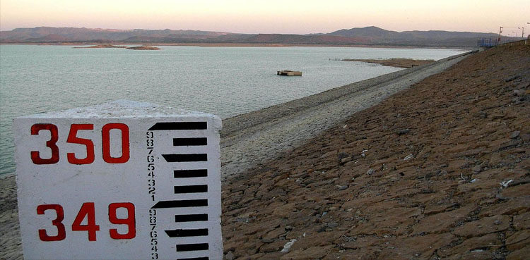 Hub Dam, rainfall, water level