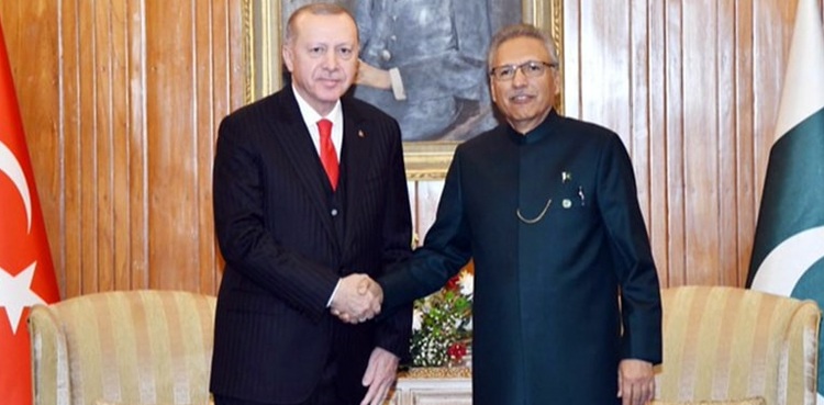 President Arif Alvi Erdogan Kashmir coronavirus