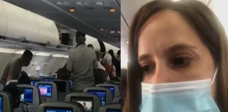 WATCH: Woman, Six Kids Forced Off Flight As Toddler Refuses To Wear Mask