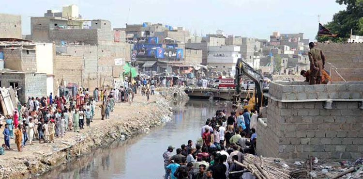 Nullah anti-encroachment drive