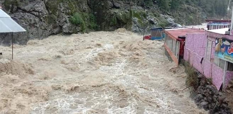 Rains Flash floods KP