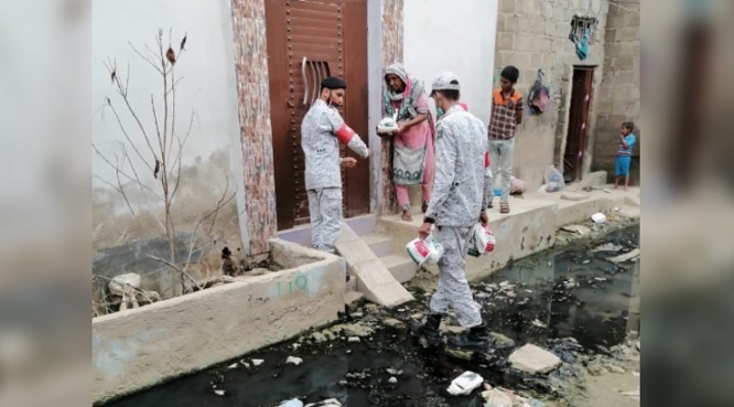 Pakistan navy relief operation