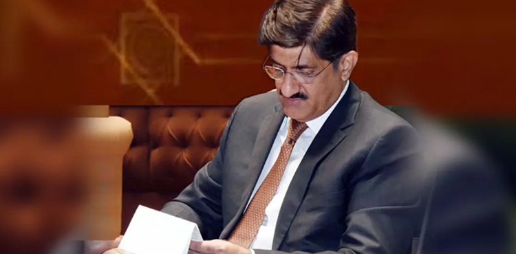 Murad Ali Shah, letter to pm, population census