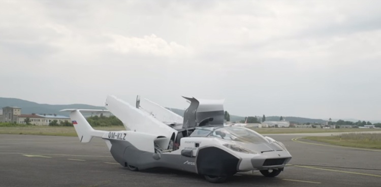 aircar transform flying car klein vision video