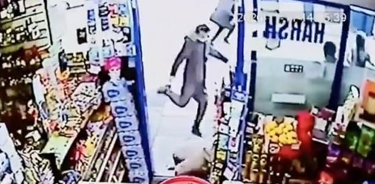 school children shopkeeper shoplifting cctv footage