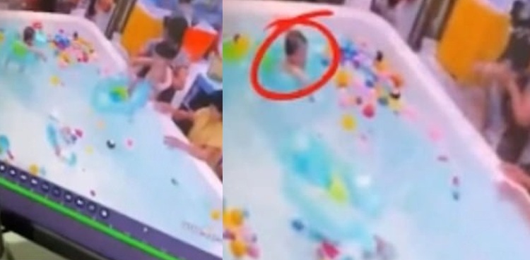 baby drown daycare centre unattended video